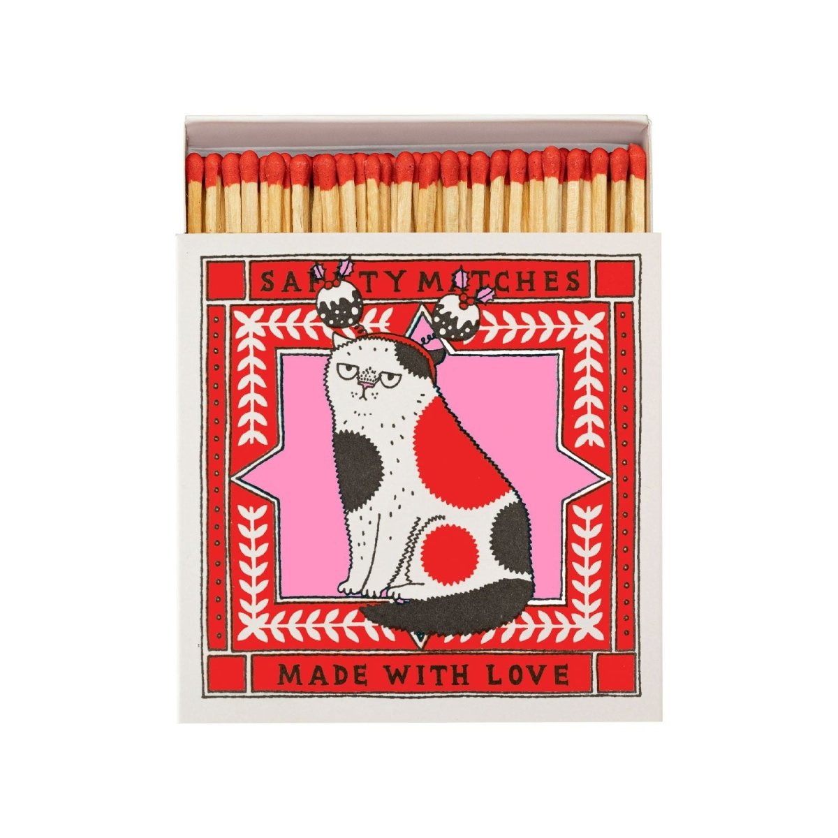 Katze – Sicherheitsstreichhölzer für Weihnachten