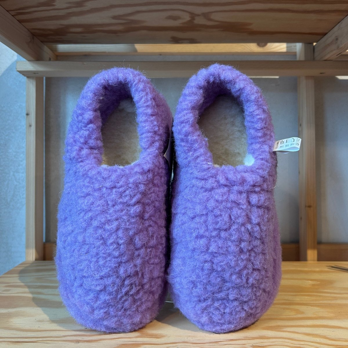 Unisex-Hausschuhe – Lila Ein Ton