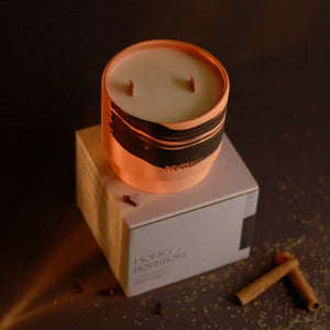 Honey & Bourbon Scented Candle