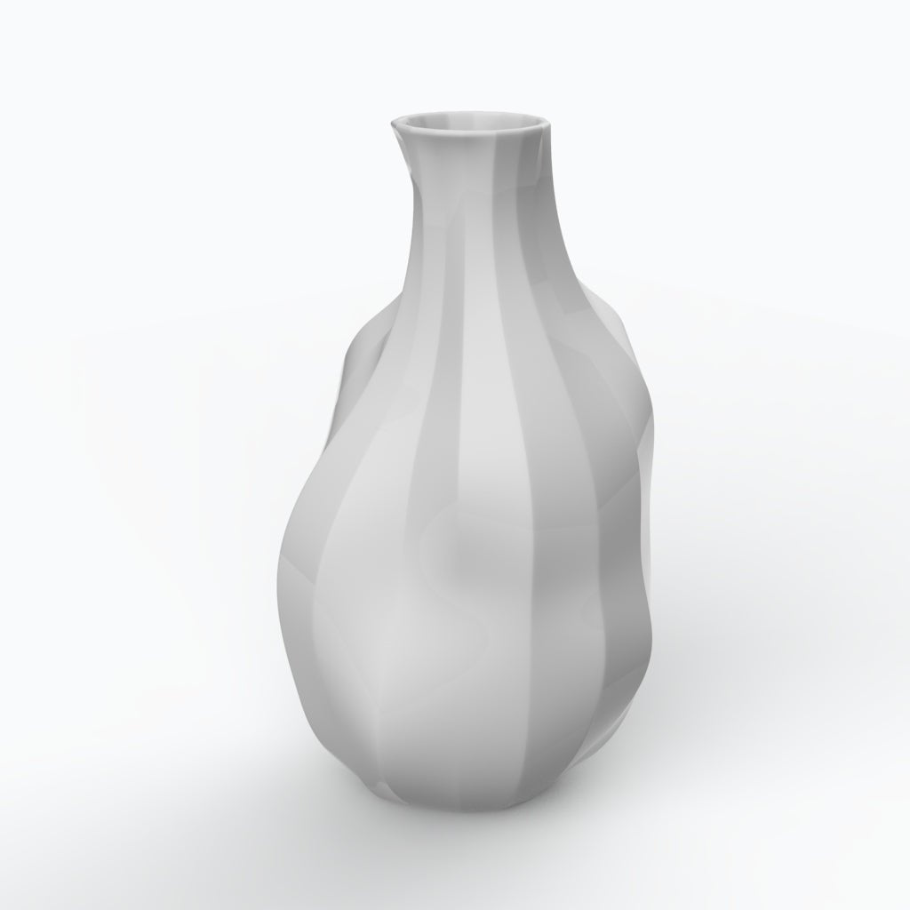Odre G Porcelain Vase (h39 cm) - Holaria