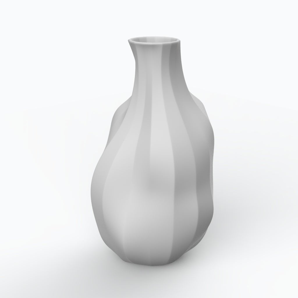 Odre G Porcelain Vase (h39 cm) - Holaria
