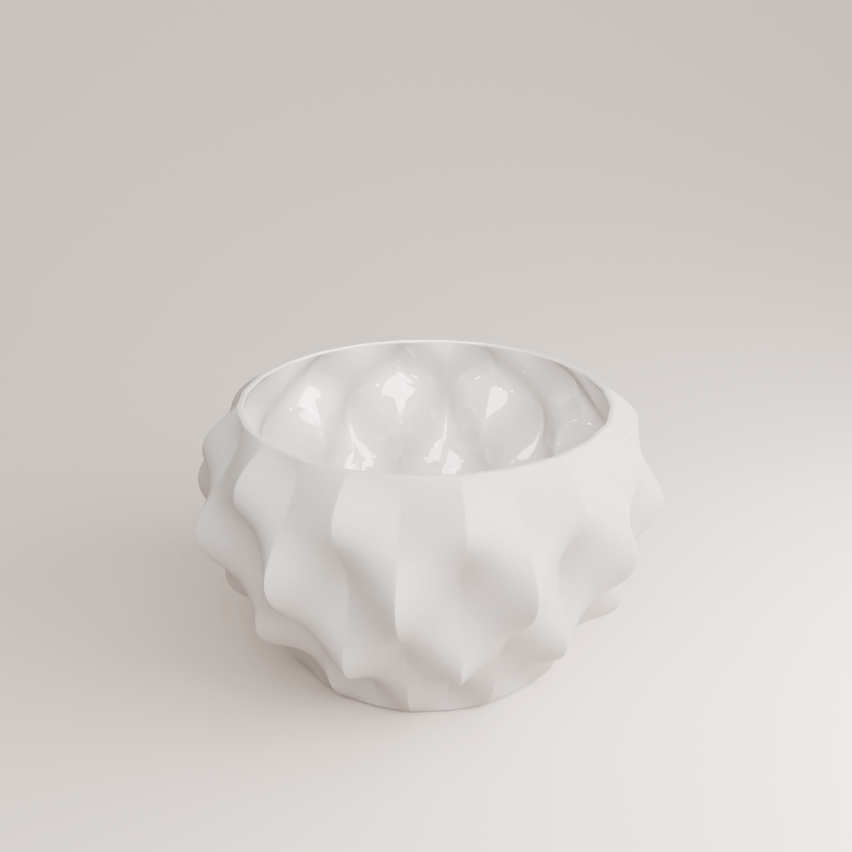 Plissan GG Porcelain Pot (h20 cm) - Holaria