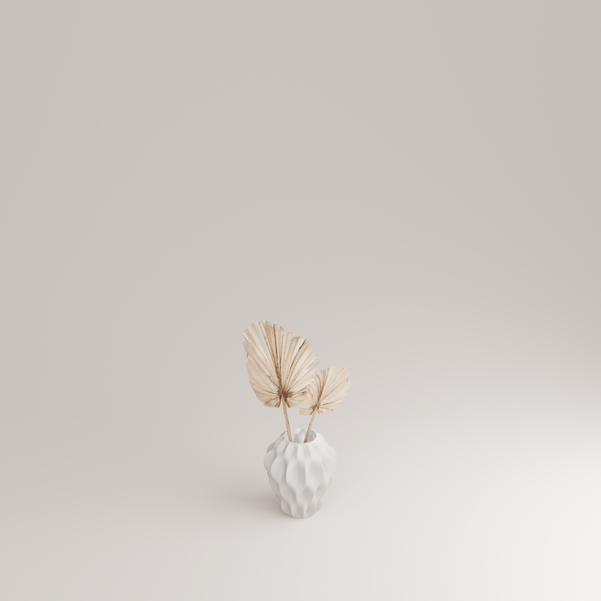 Plissan P Porcelain Vase (h16 cm) - Holaria