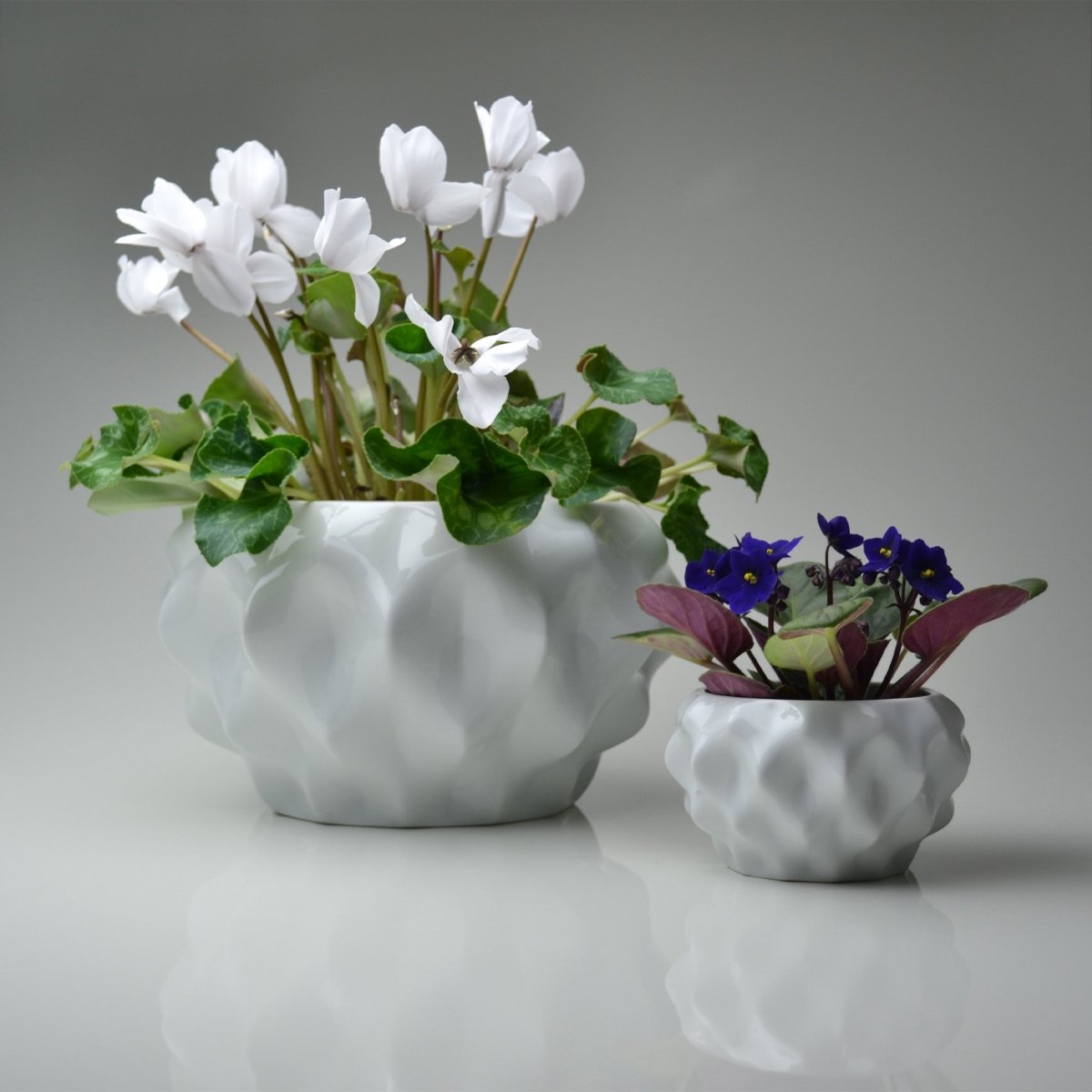 Plissan P Porcelain Pot (h10 cm) - Holaria