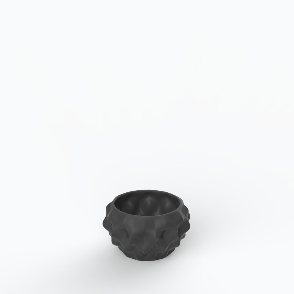 Plissan P Porcelain Pot (h10 cm) - Holaria