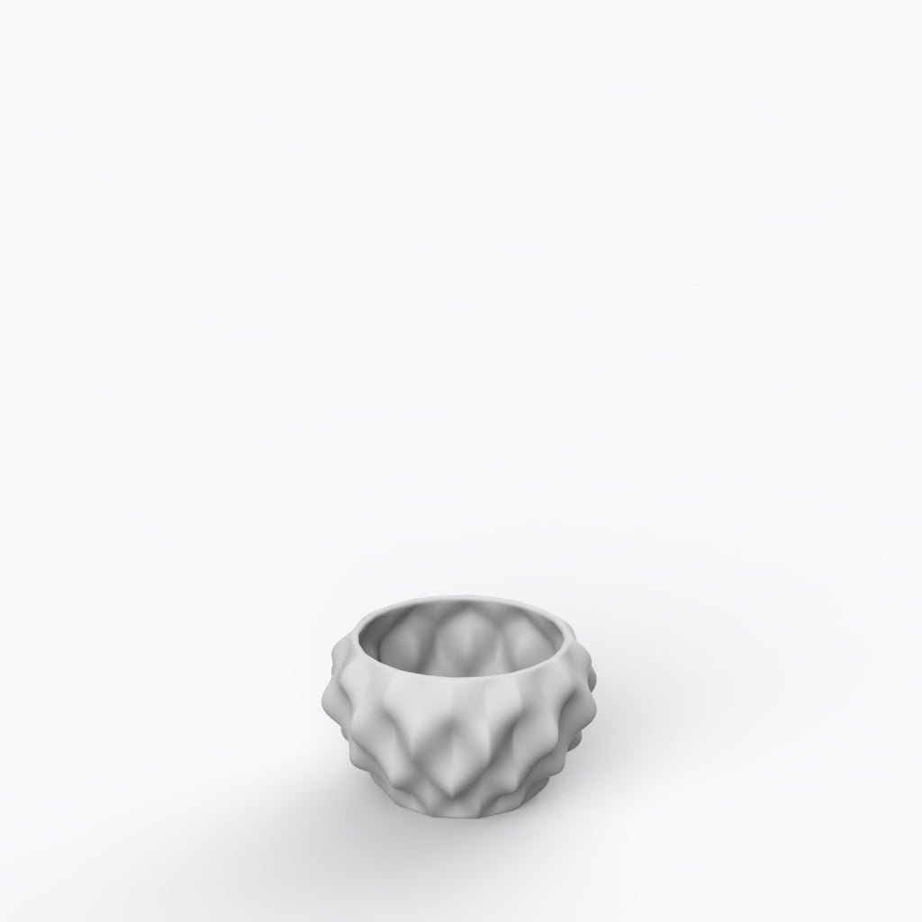 Plissan P Porcelain Pot (h10 cm) - Holaria