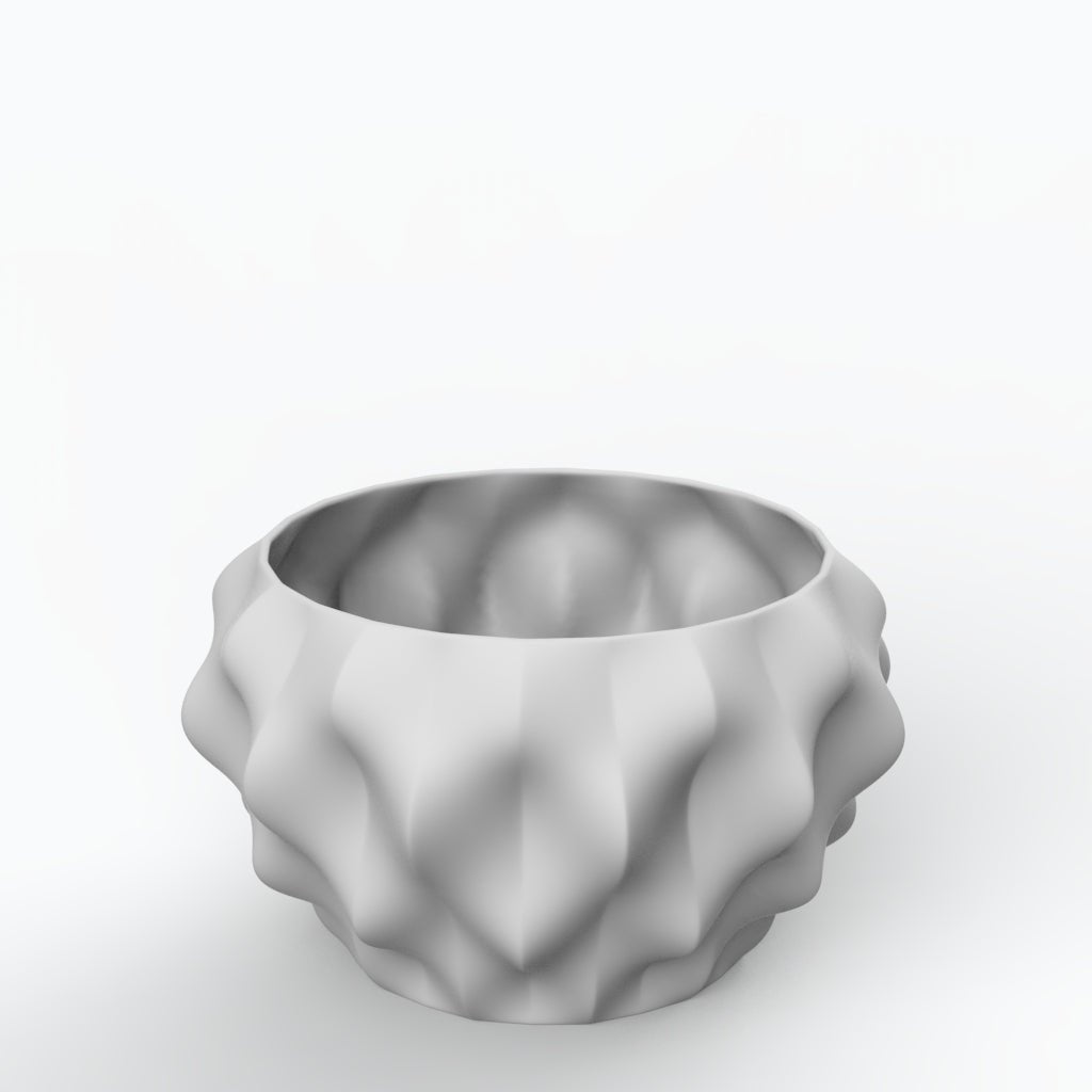 Plissan GG Porcelain Pot (h20 cm) - Holaria