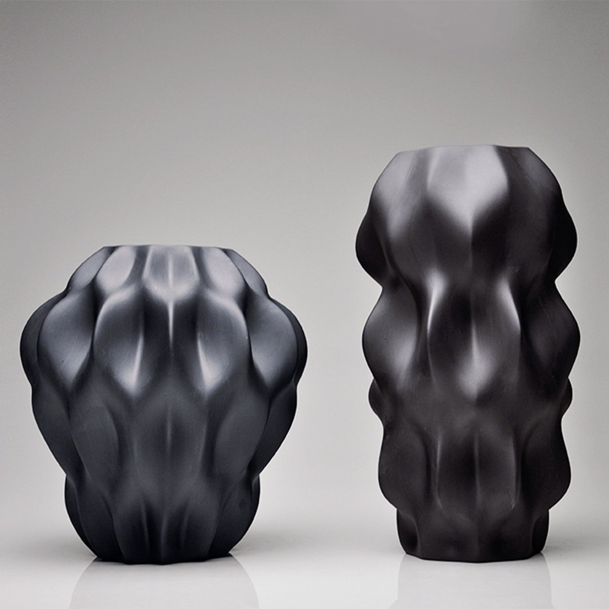 Plissan G Porcelain Vase (h40 cm) - Holaria