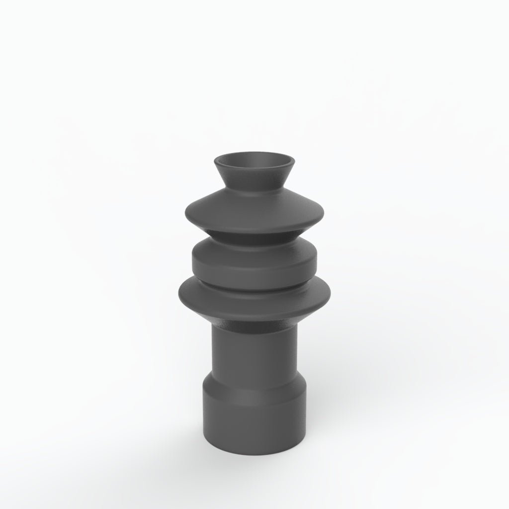 Totêmico G Porcelain Vase (h30 cm) - Holaria