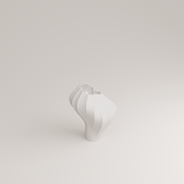 Valise C Porcelain Vase (h20 cm) - Holaria