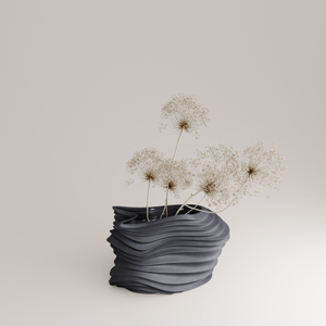 Voo G Porcelain Vase (h28 cm) - Holaria
