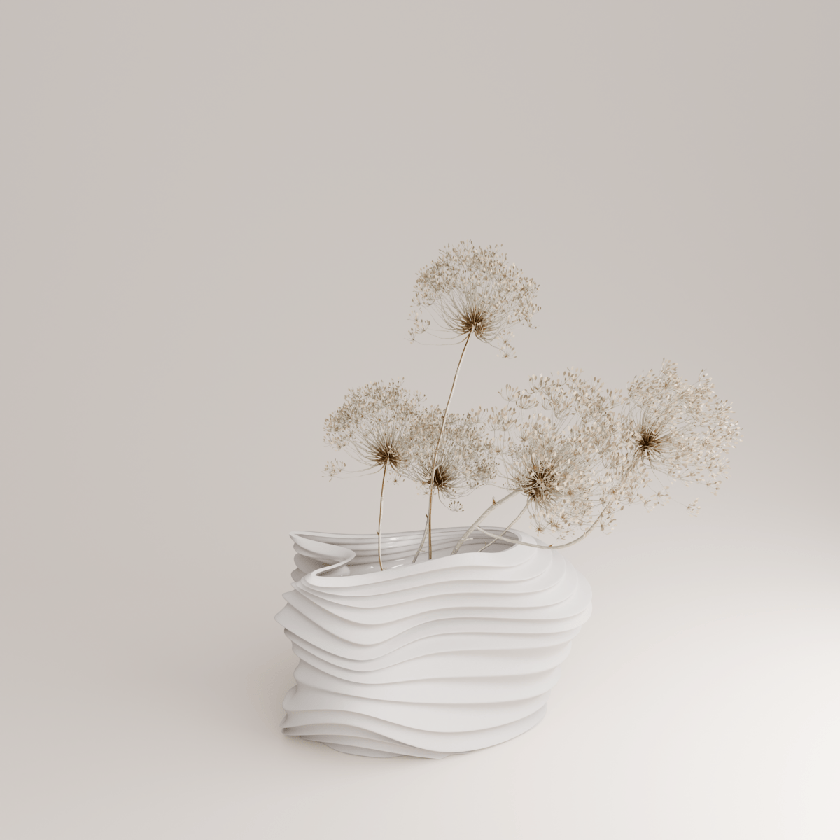 Voo G Porcelain Vase (h28 cm) - Holaria