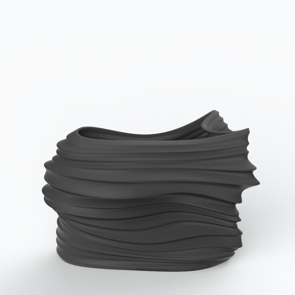 Voo P Porcelain Vase (h24 cm) - Holaria