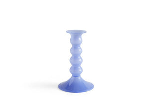 Wavy Candleholder - Jade light blue