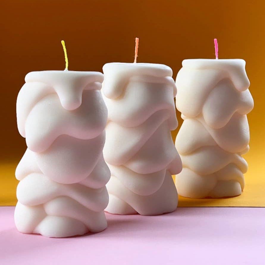 WOBBLY BLOCK CANDLE