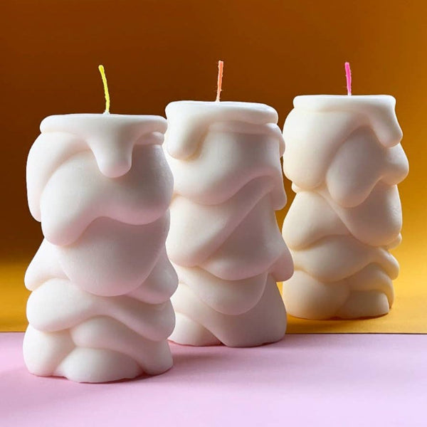 WOBBLY BLOCK CANDLE