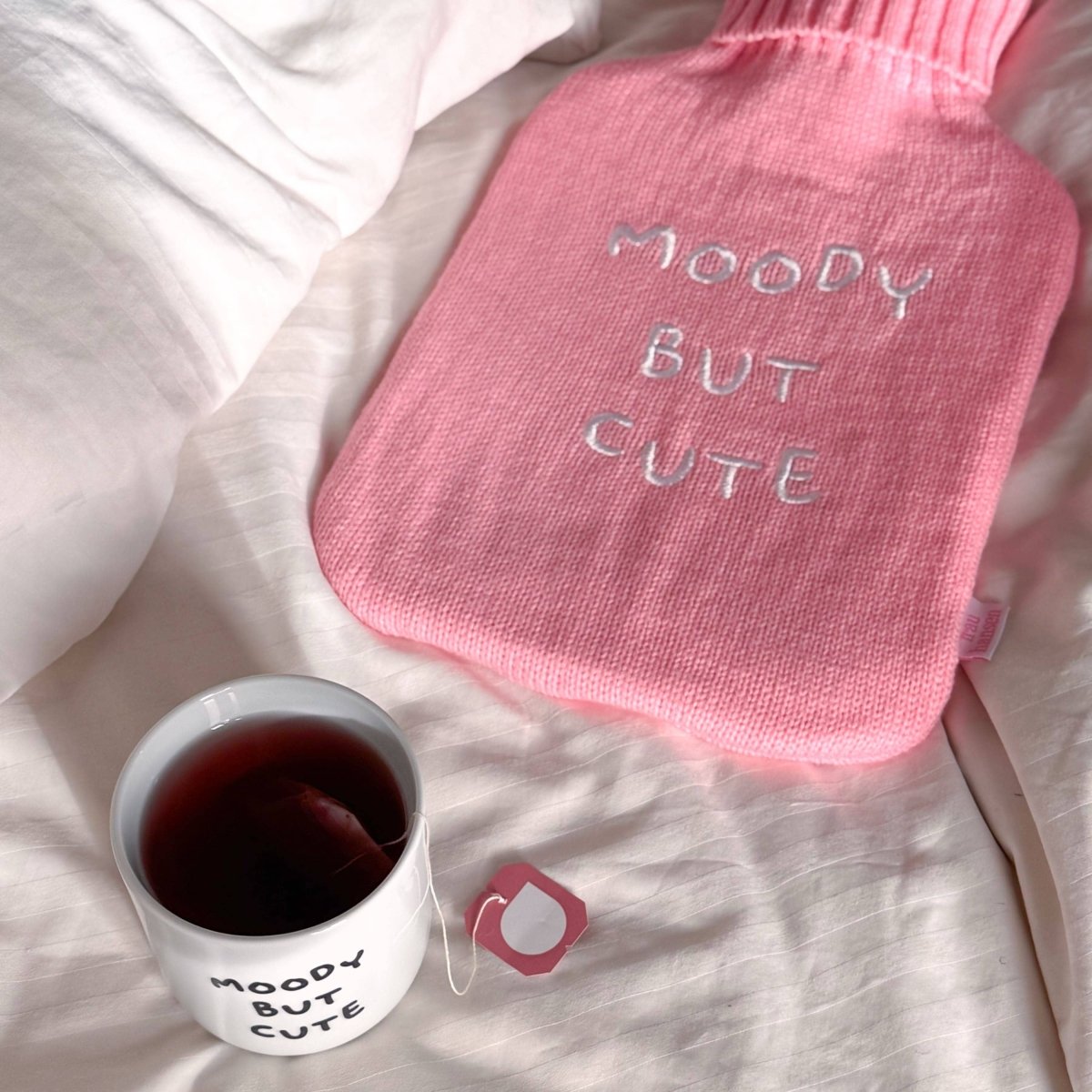 'Moody But Cute' Hot Water Bottle