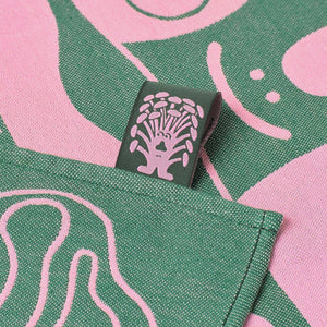Mushrooms Woven Cotton Tea Towel