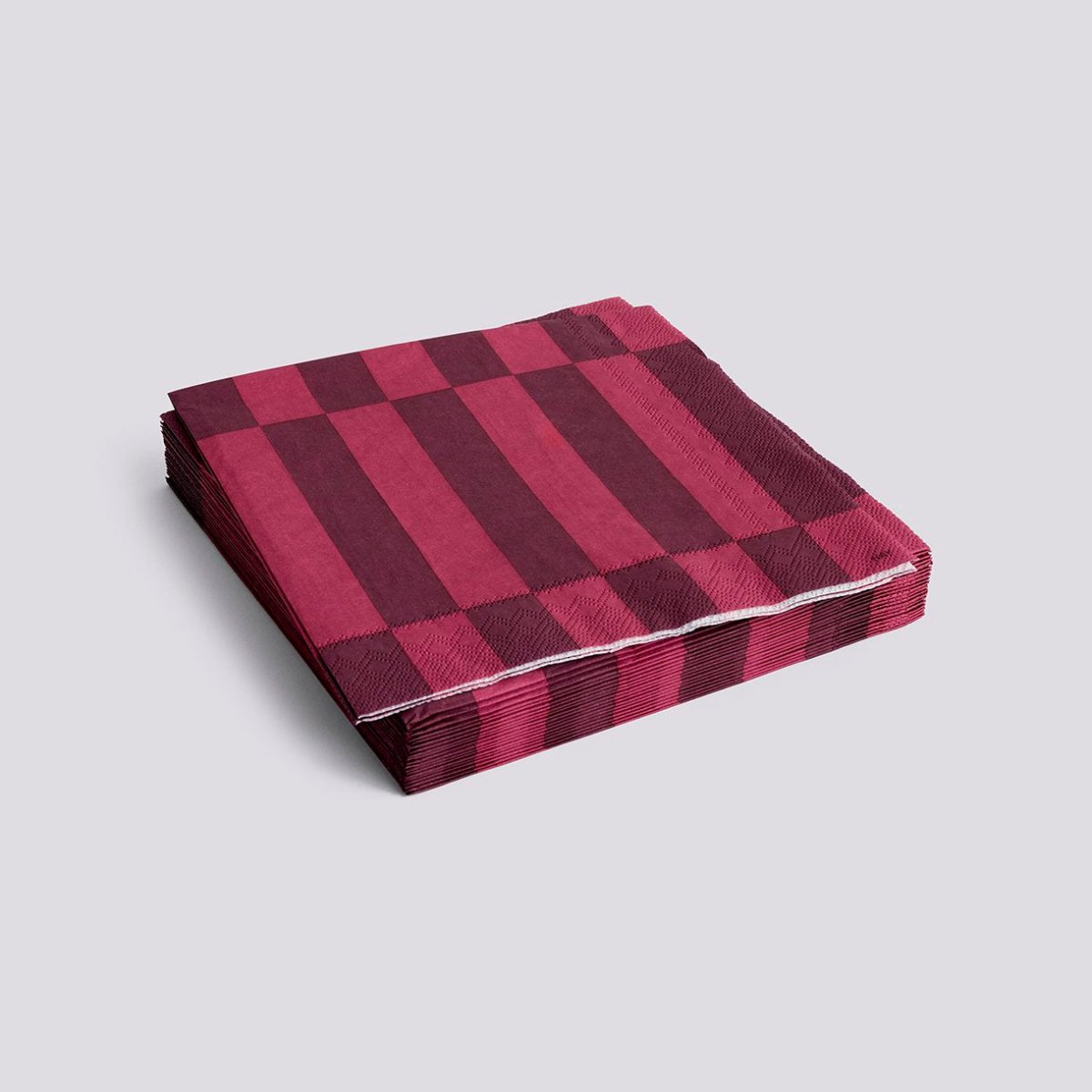 Gemusterte Servietten – 20er-Set – Abendessen – Rosa & Blau