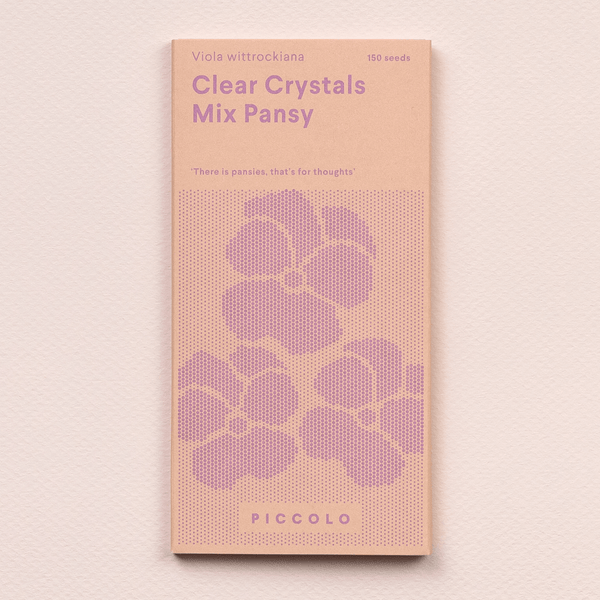 Pansy Clear Crystals Mix - Seeds