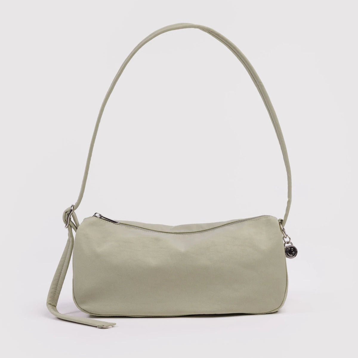Baggu nylon loaf bag in black, showcasing its sleek, lightweight design with sturdy handles and spacious interior for everyday use.