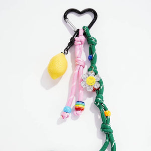 Lemon Bag Charm and Keychain