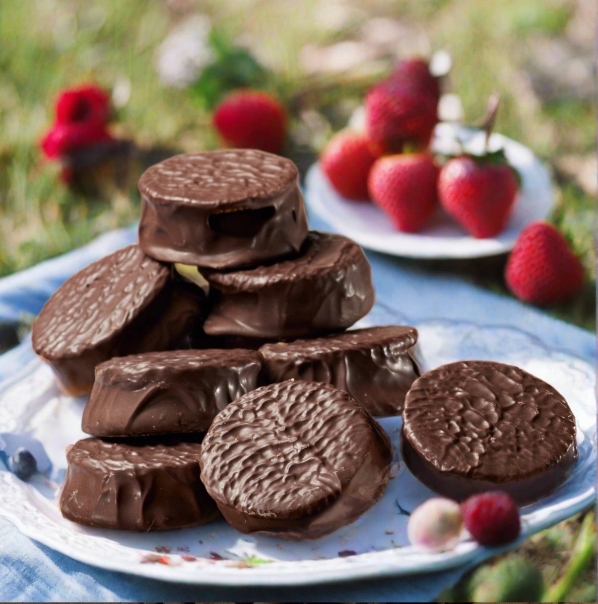 Chocolate Covered Alfajores Cookies - Box of 4