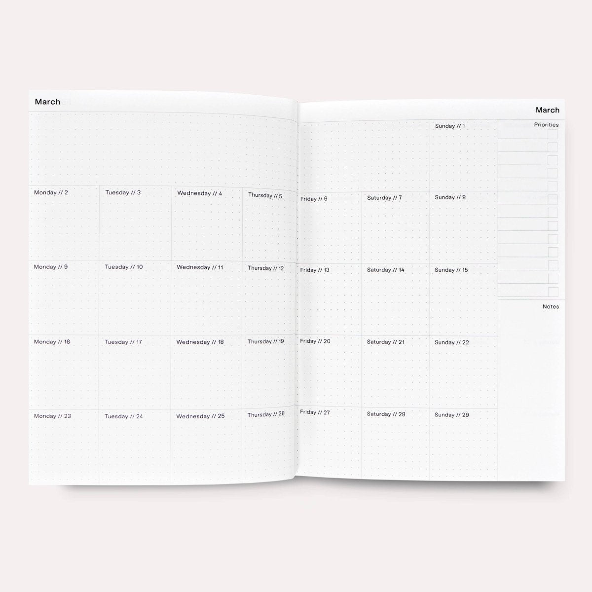 Palau 2026 Dated Weekly Planner Book