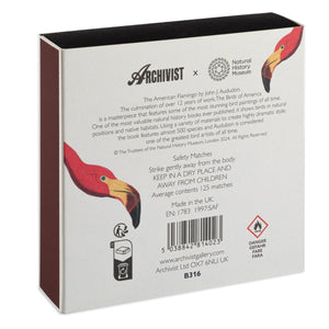 The American Flamingo  | Square - Safety Matches