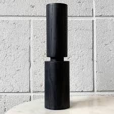 Hove Wood Salt & Pepper Mill: Black Ash