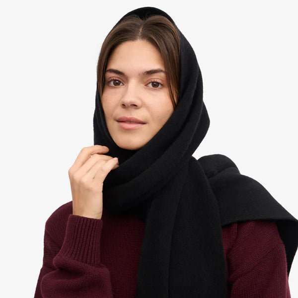 Merinoschal aus recycelter Wolle