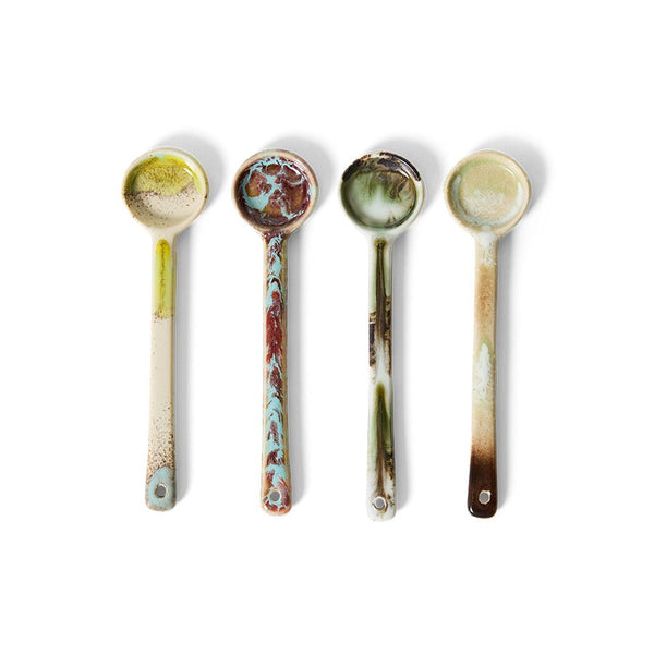 70s Ceramics Spoons M (Set of 4) - Blend