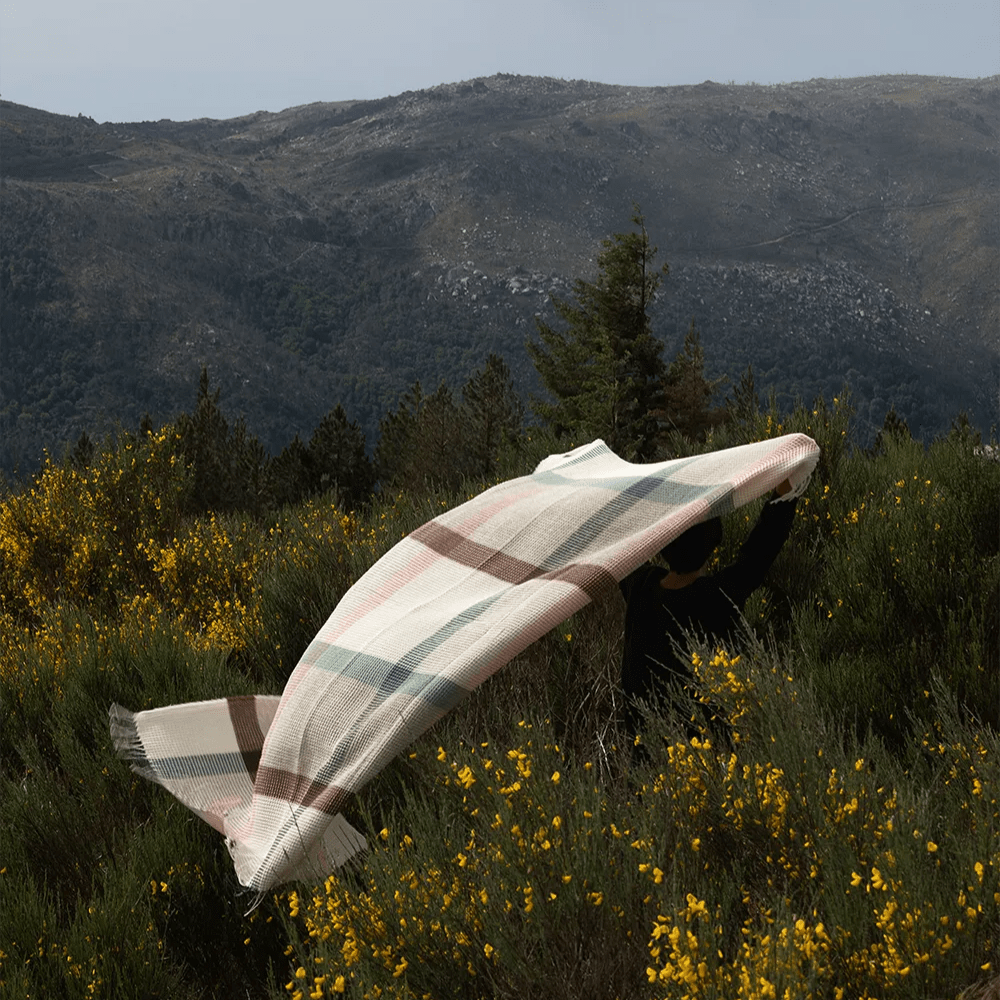 Manta Waffel (Mehrfarbig): Eukalyptus