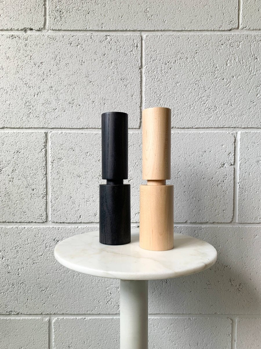 HOVE wood salt or pepper mill: Forest Green Ash
