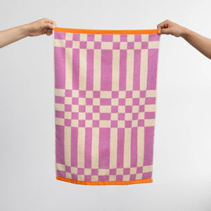 Marina Stripe Handtuch: Grün / Badetuch