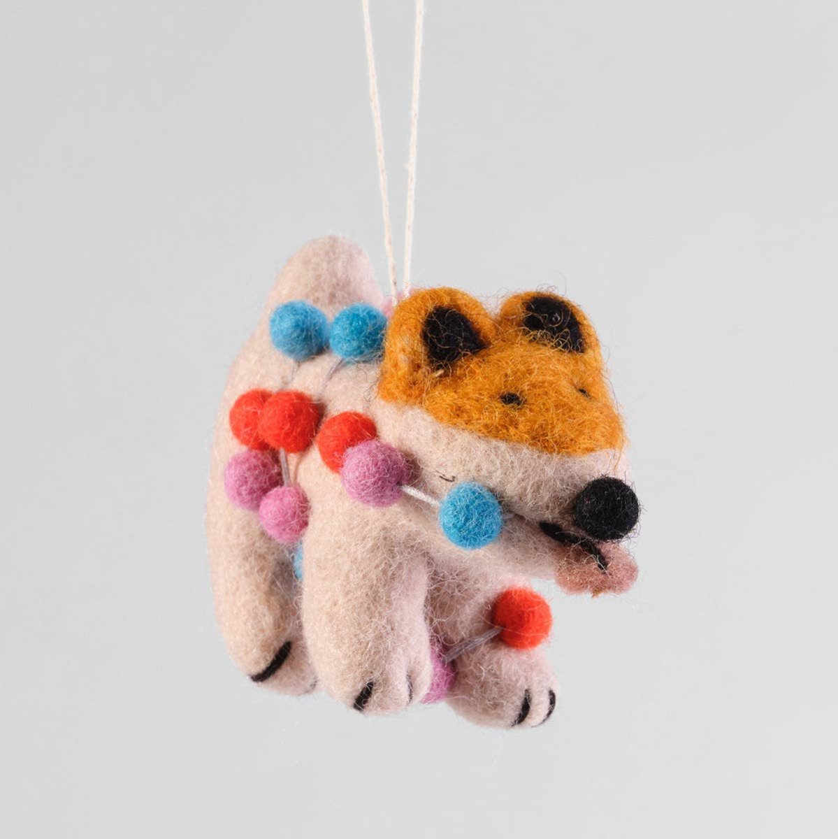 Willa Dog Hanging Felt Ornament