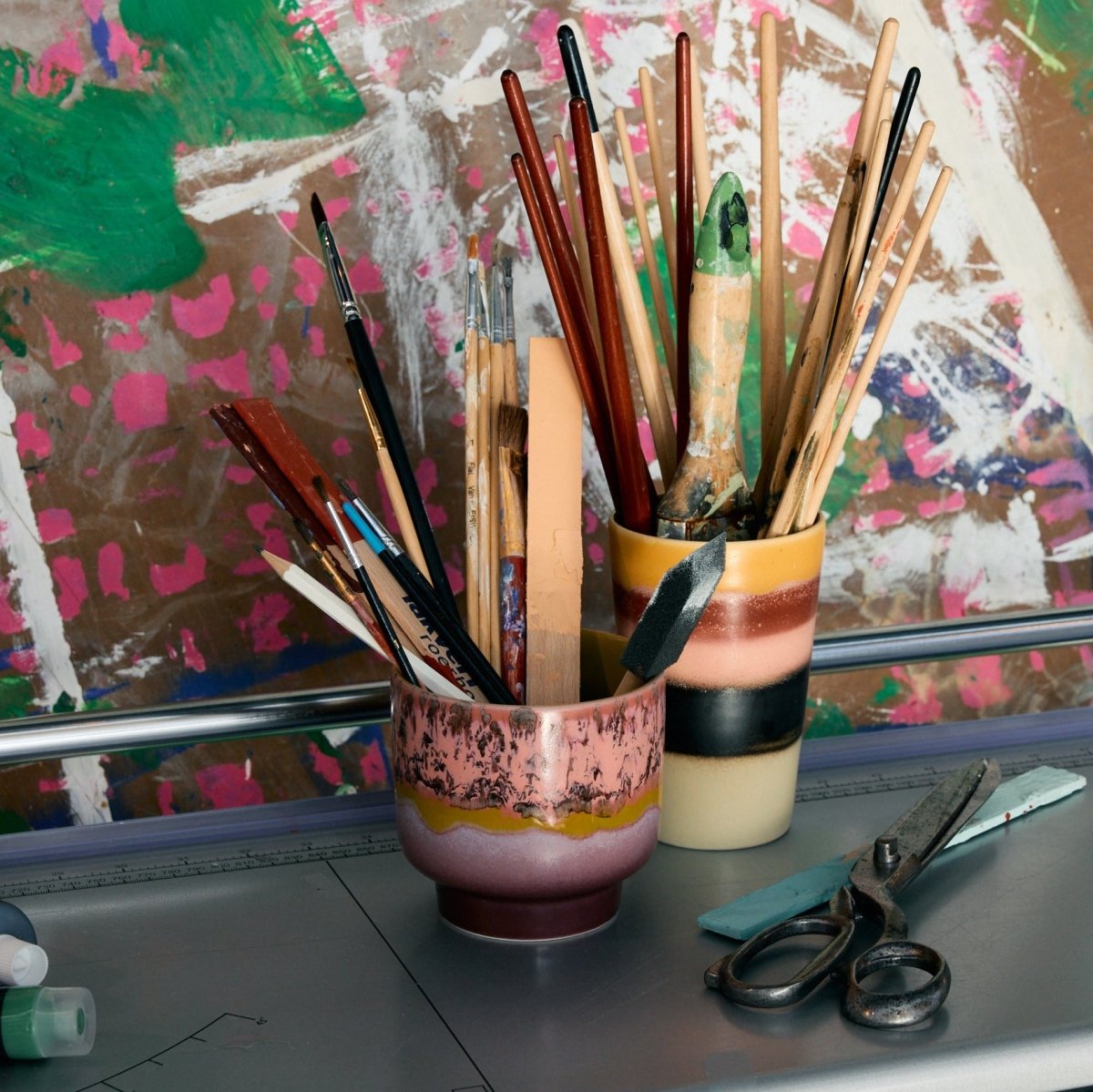 Duftkerze aus Keramik im Stil der 70er Jahre – Kapstadt