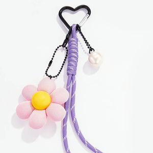 Bag charm and keychain Flower