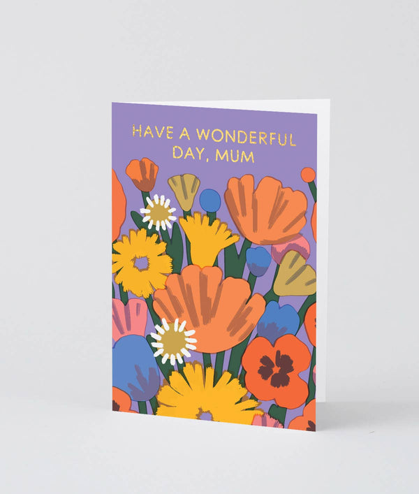 ‘Wonderful Mum’ Greetings Card