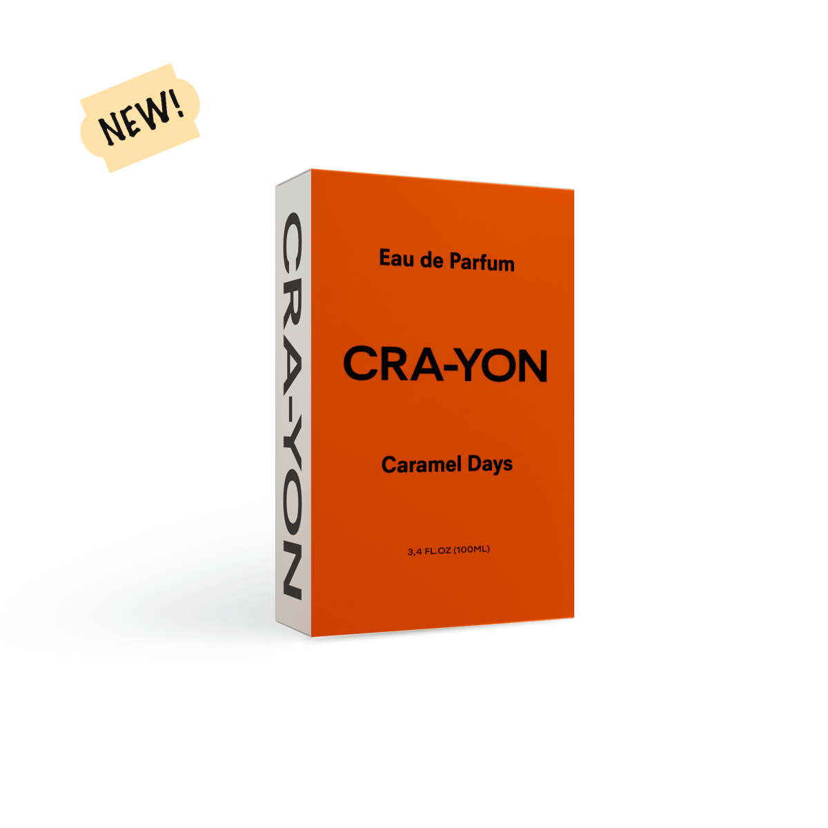 CRA-YON Caramel Days Eau de Parfum 50ml, elegant perfume bottle showcasing warm caramel scent for women.