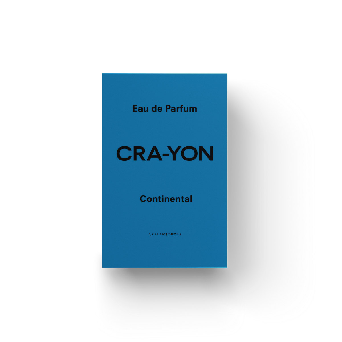 CRA-YON Continental Eau de Parfum 50ml bottle with sleek glass design and elegant fragrance packaging.