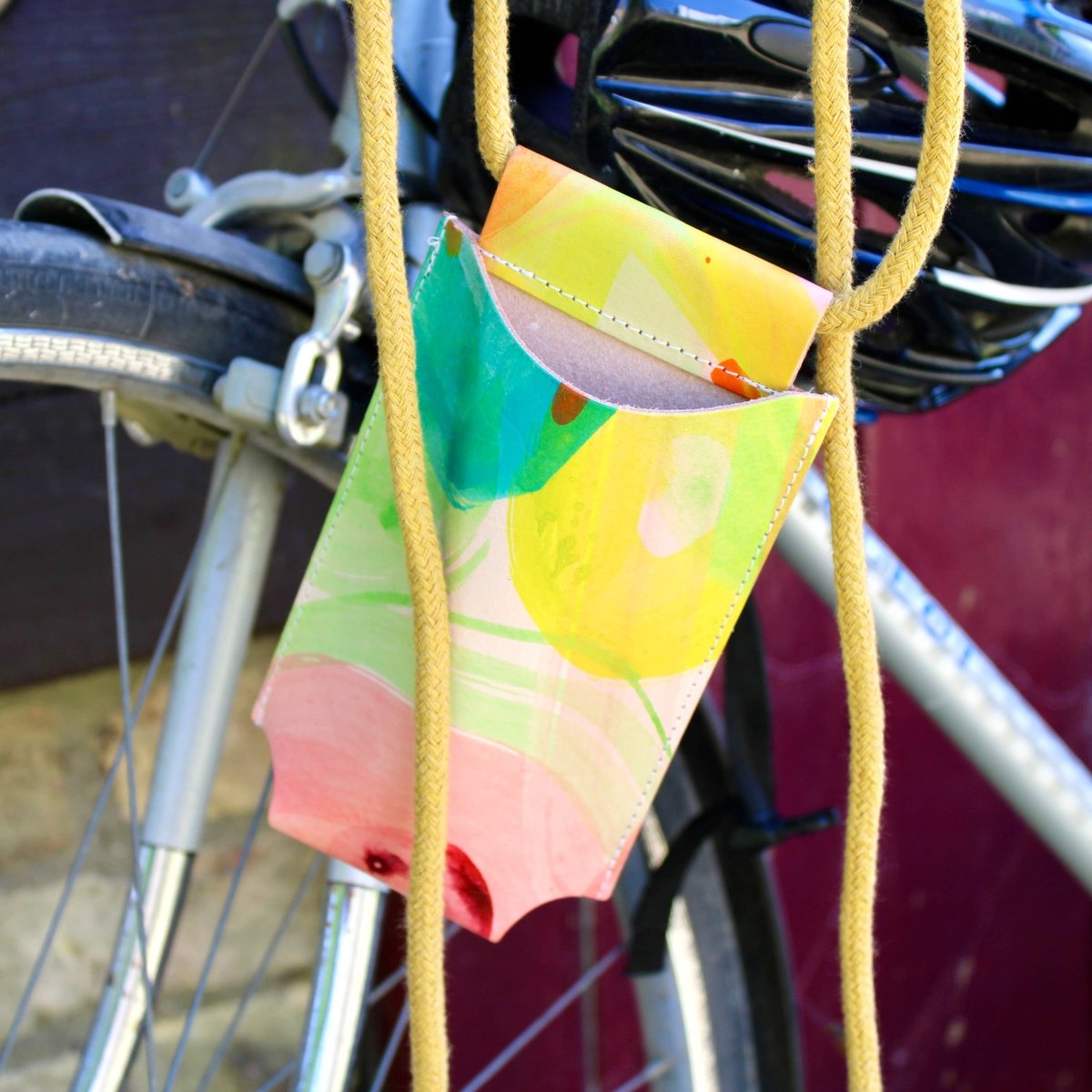 Hand Painted Phone Bag