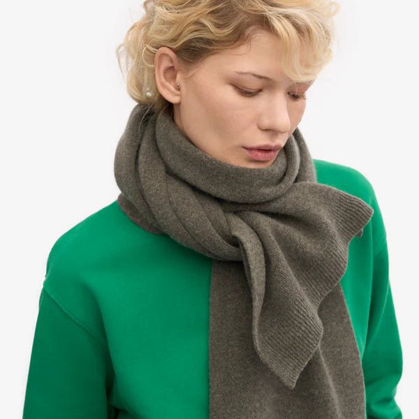 Merinoschal aus recycelter Wolle