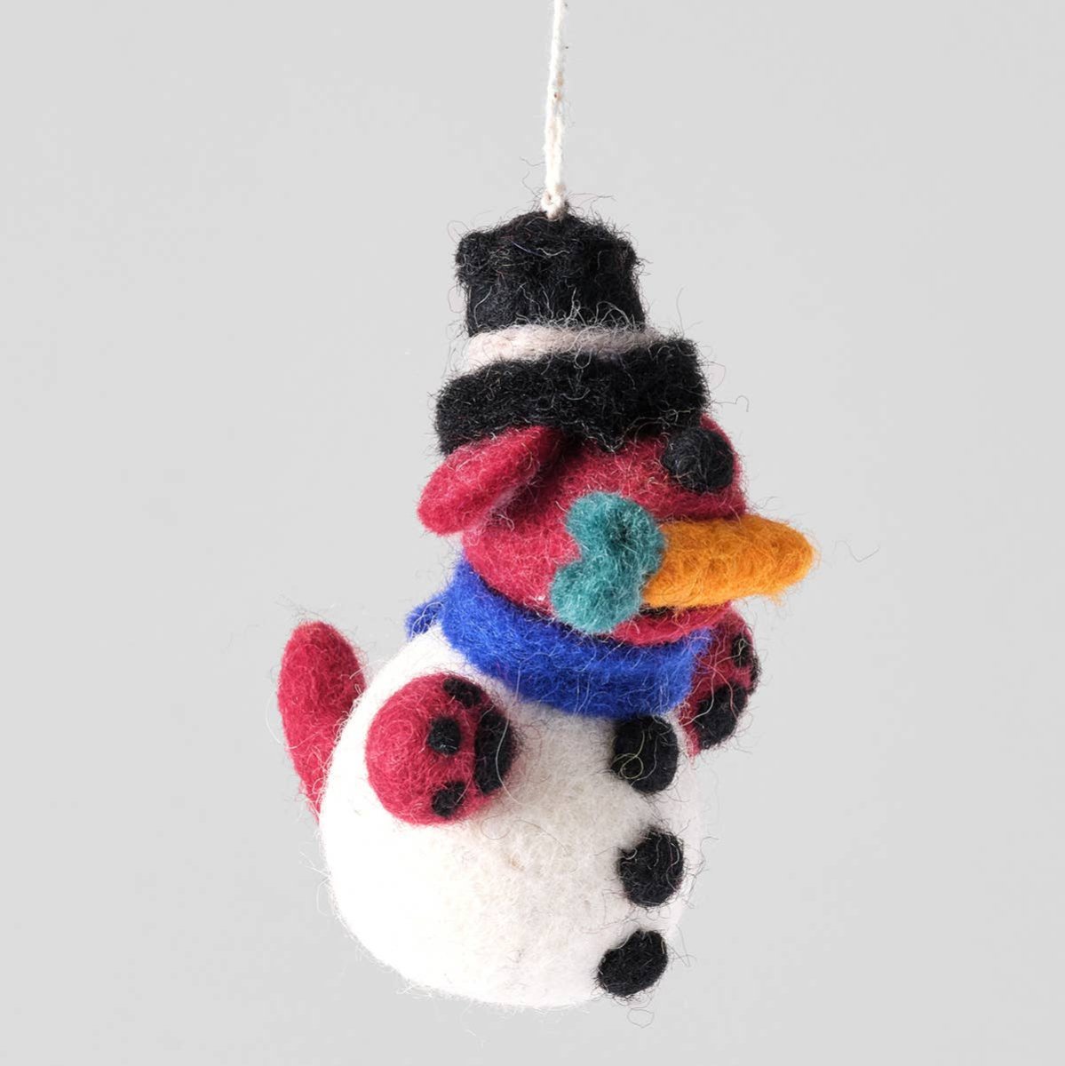 Barky the Snowboy Dog Hanging Felt Ornament