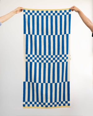 Clubhouse Stripe Towel: Red / Bath Towel