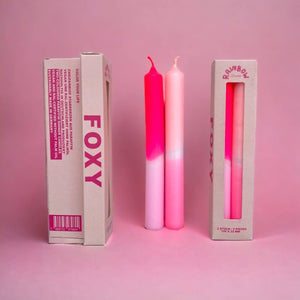 Rainbow Studio Candles - Set of 2 - Foxy
