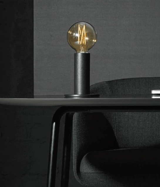 EDGAR Home SOL lamp in 8 different colors, modern table lamp with colorful LED light options for stylish home lighting.