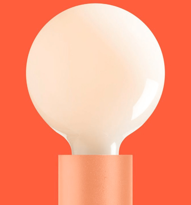 Colorful EDGAR Home SOL Lamp with 8 different vibrant hues, modern design perfect for stylish home lighting.