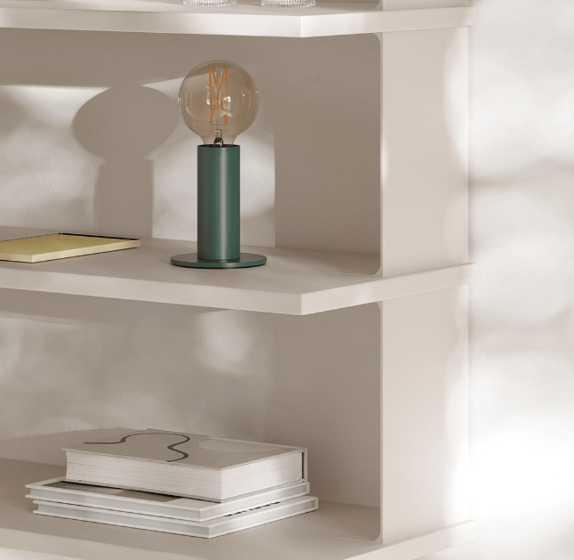 EDGAR Home SOL lamp with 8 different colors, modern bedside lamp with adjustable lighting options and sleek design.
