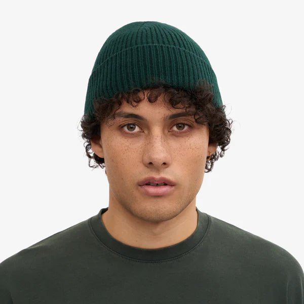 Nachhaltiges Beanie aus recycelter Merinowolle